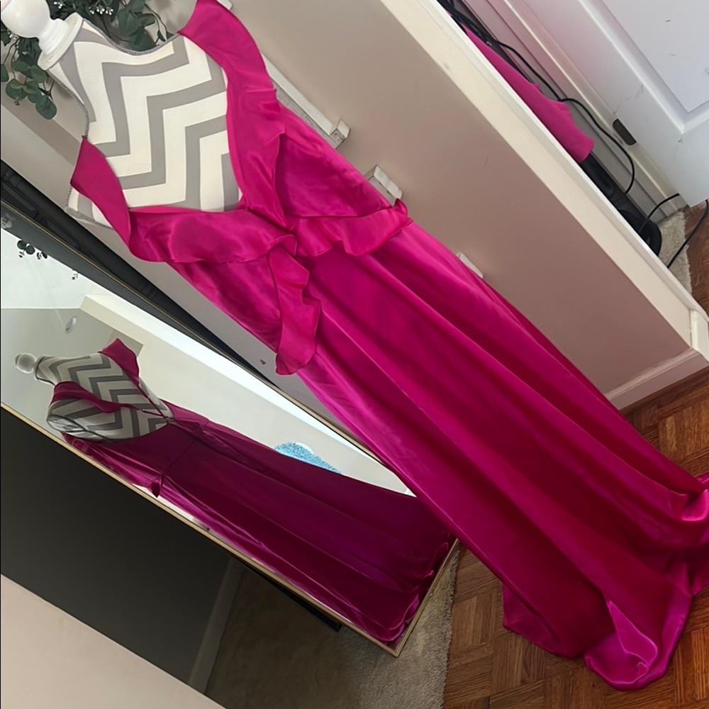 Sold  - Elegant Pink Evening Gown